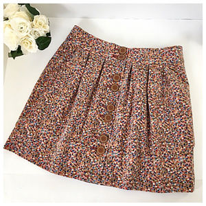 Anthropologie Elevenses Speckled Skirt Size 12